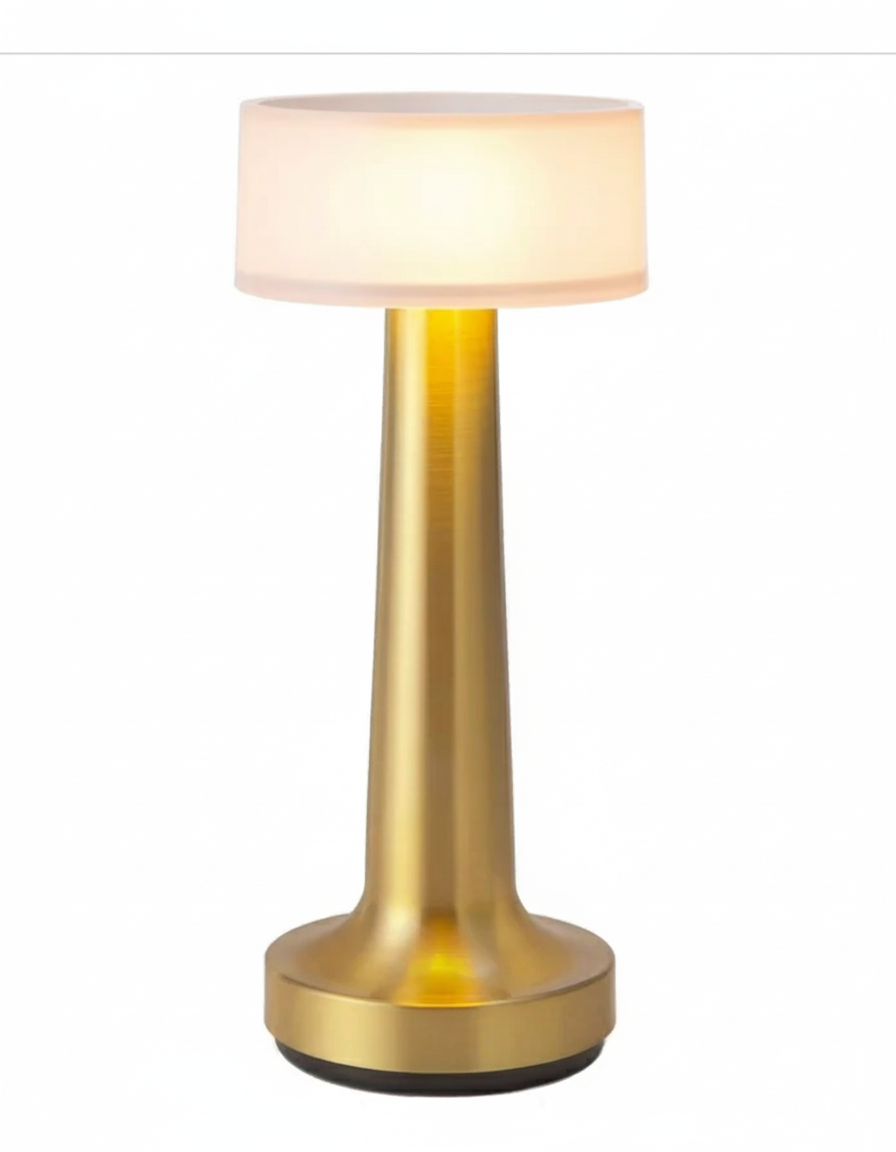 LED Touch Control Desk Lamp and Night Light - Portable 3 Colors for Bedroom, Restaurant & Bar