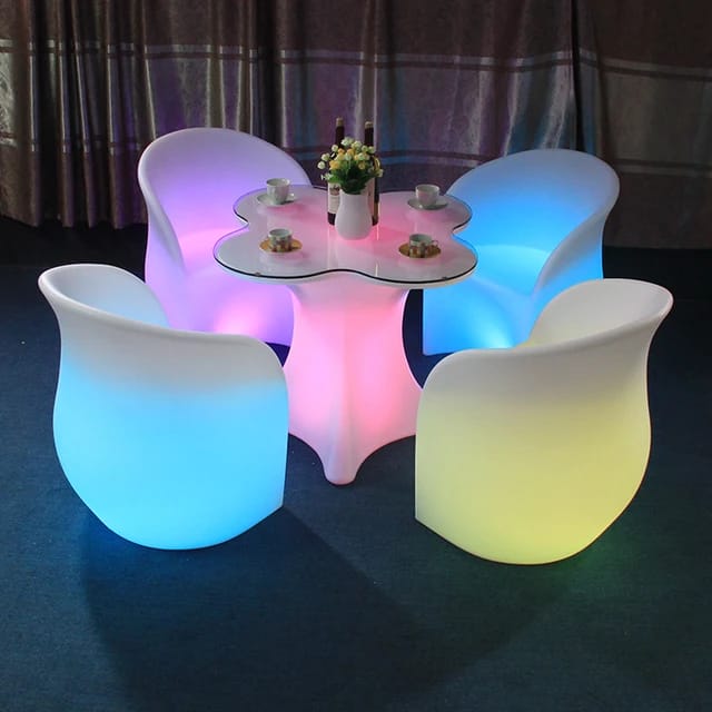 LED Outdoor Light-up Armchair