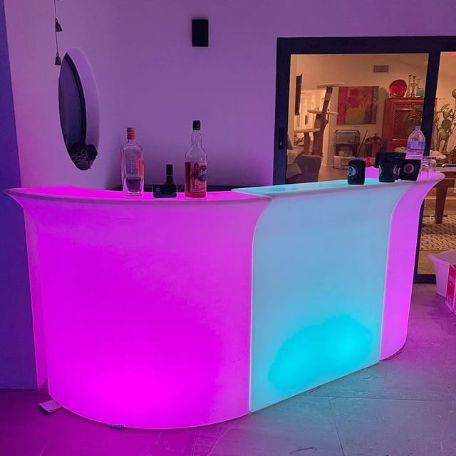 LED Bar Counter Straight One Set