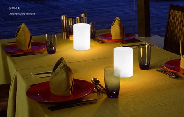 Small Cordless Lamp Modern LED Cylinder Lights Cheap Sale