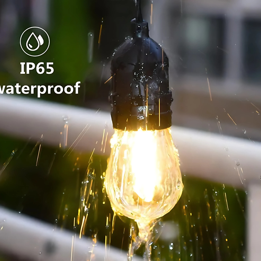 Garland Light with G45 LED Bulbs, Outdoor Heavy Duty String Light for Garden, Party, Wedding