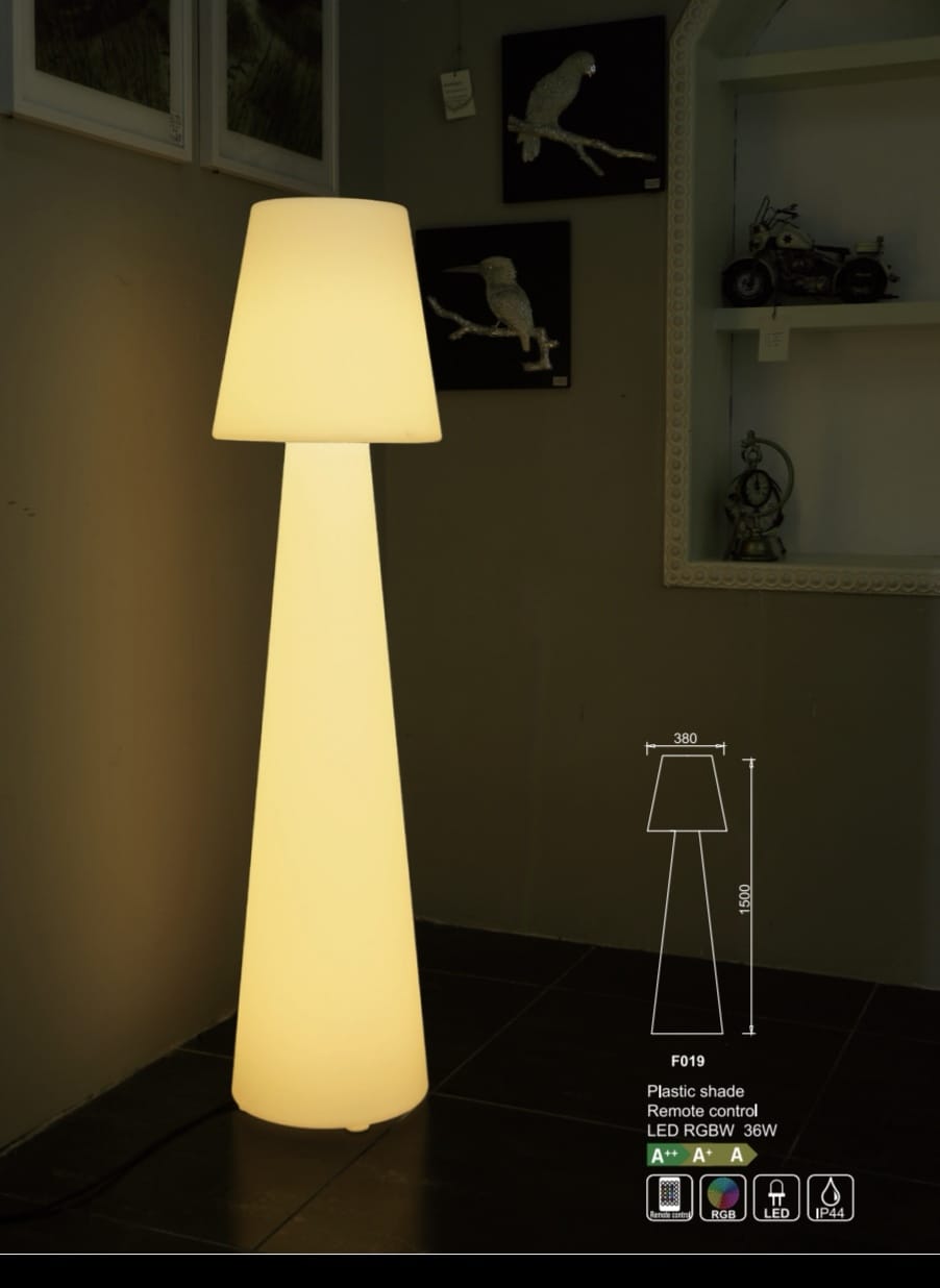 CLASSIC FLOOR RGBW LED LIGHTING POLE & DECORATION GARDEN FLOOR LAMP HIGHT 120-150CM