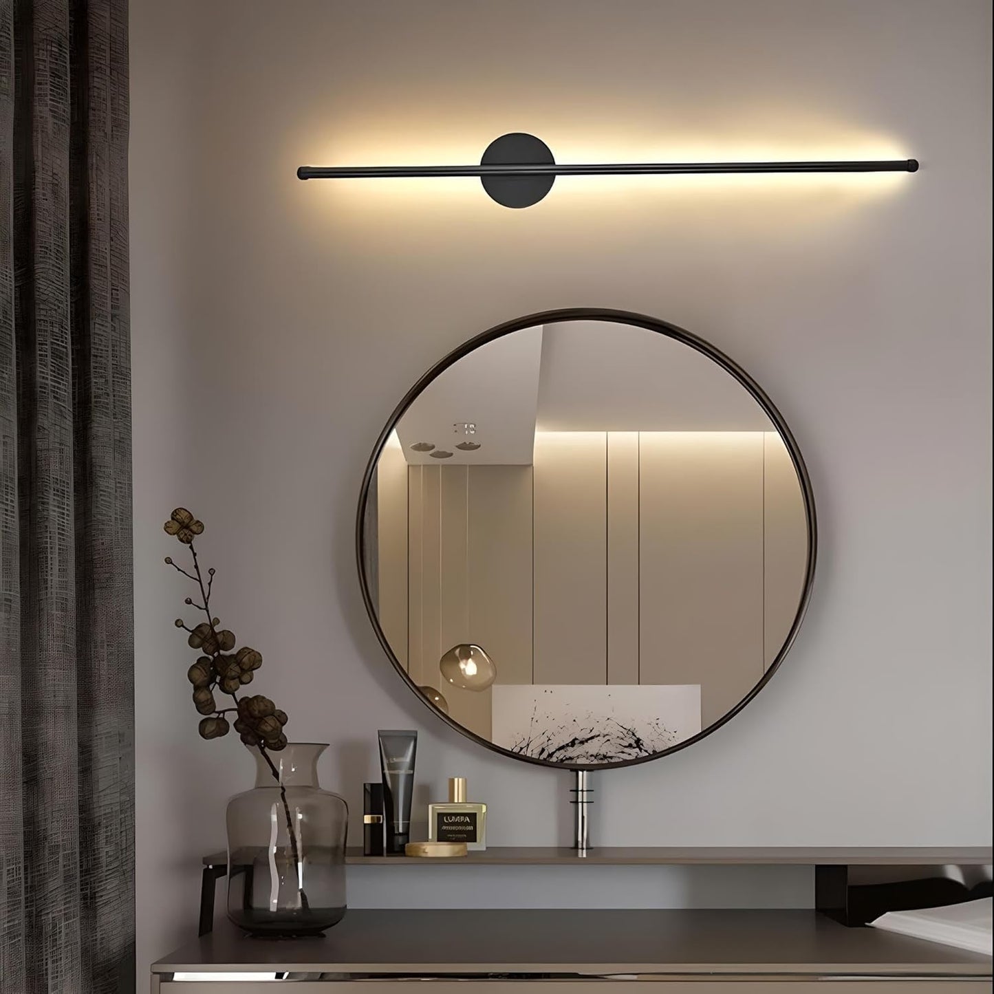 Modern LED Wall Lamp Minimalist Long Strip Light for Bedroom, Living Room, Home Decor