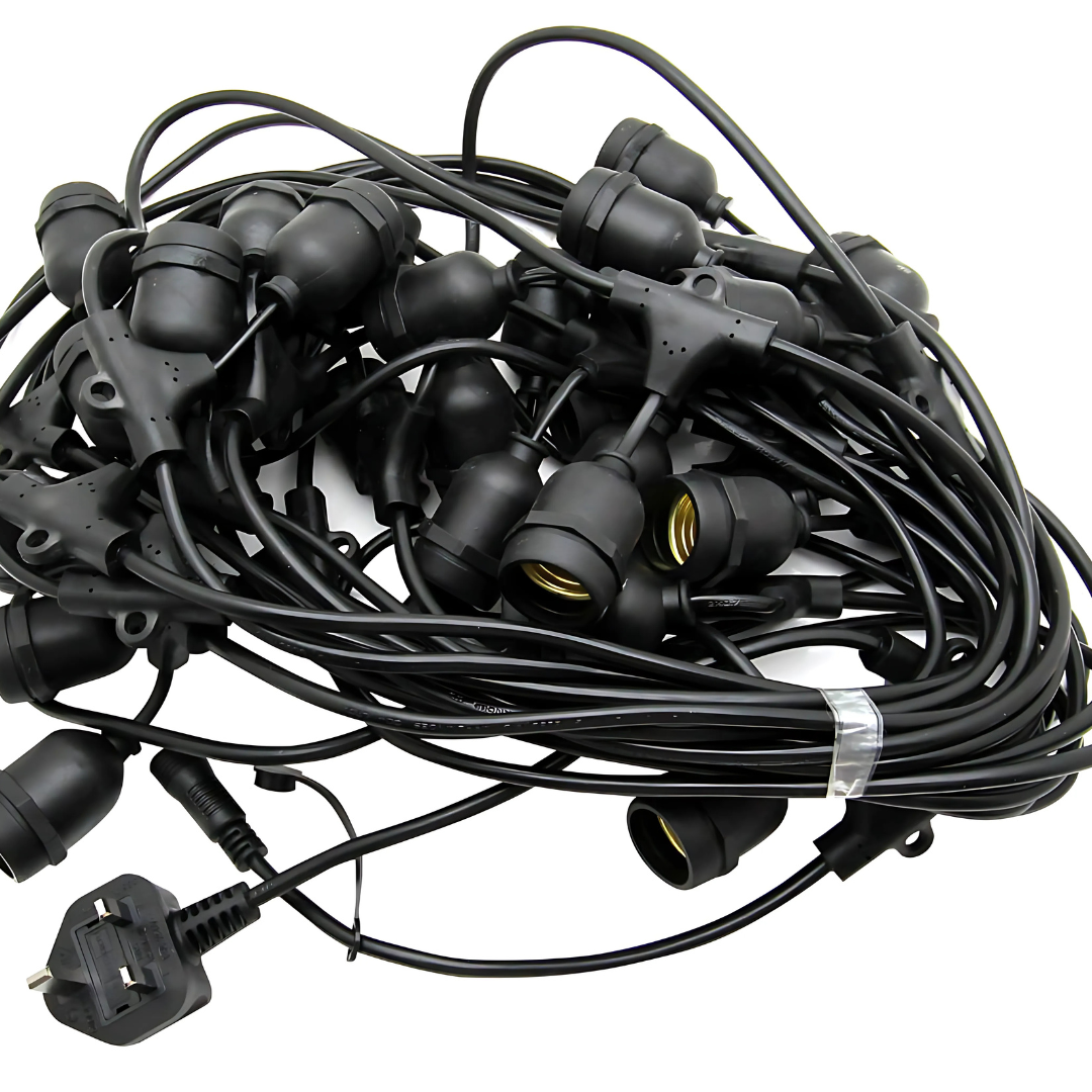 Garland Light with G45 LED Bulbs, Outdoor Heavy Duty String Light for Garden, Party, Wedding