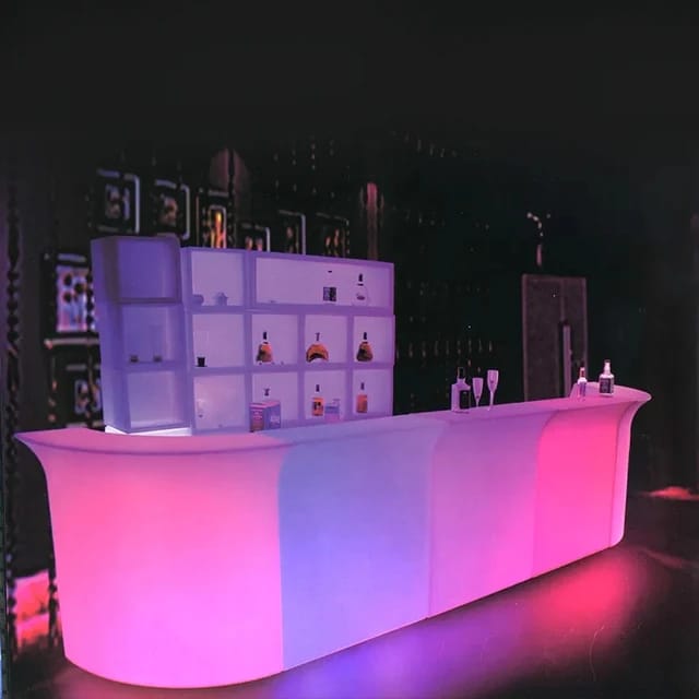 LED Bar Counter Straight One Set
