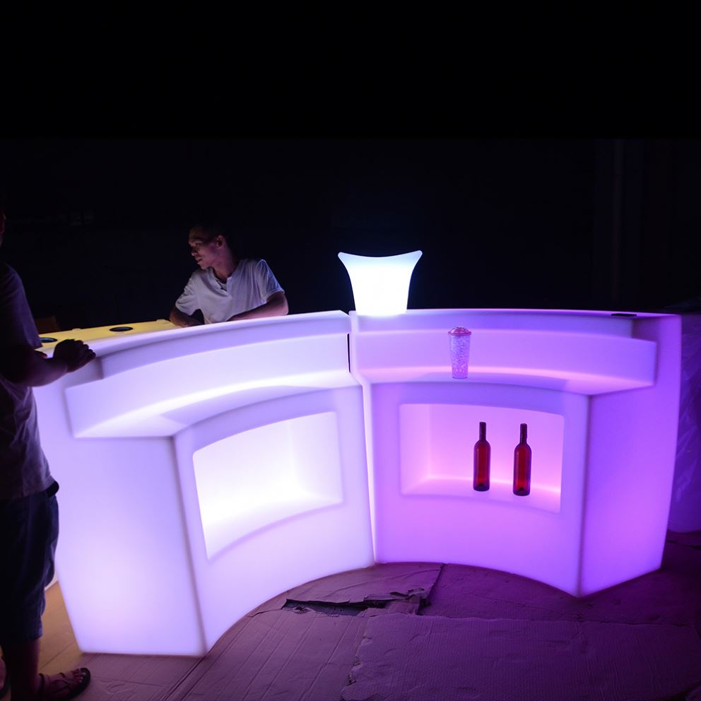 Portable LED Bar Counter – Party, Pub & Club Furniture for Home, Garden & Event Decor
