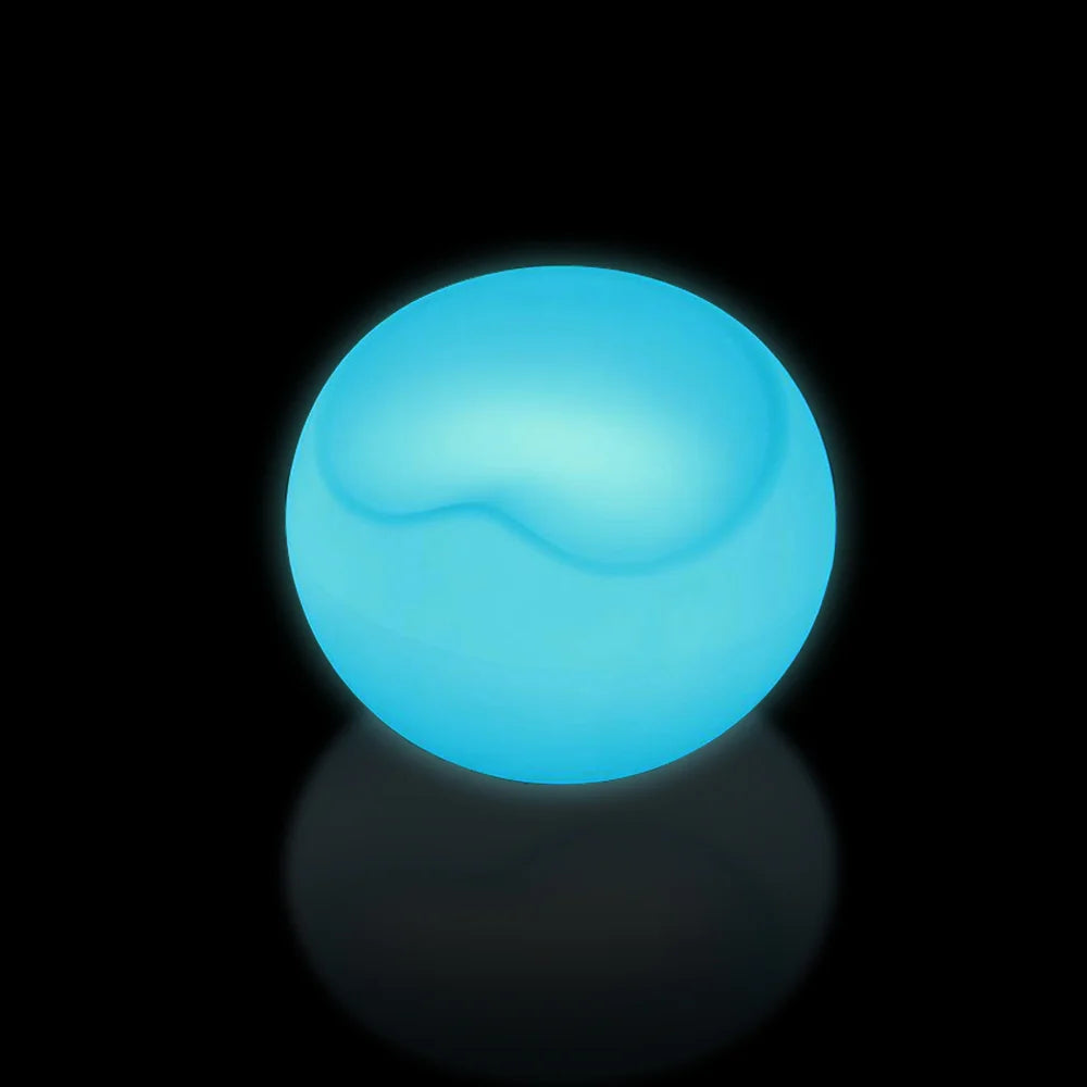 Modern LED Apple Chair – Color Changing Rechargeable Glow Furniture for Garden, Patio & Lounge