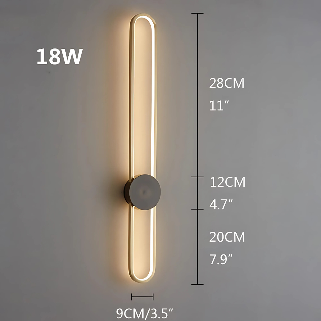 Modern LED Wall Sconce Light Fixture for Bedroom Living Room Surface Mounted Room Decor