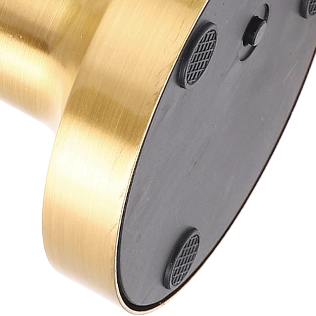 Gold Mushroom Night Lamp, LED Desk and Table Lamp for Bedroom Living Room with 3-Color Touch Control