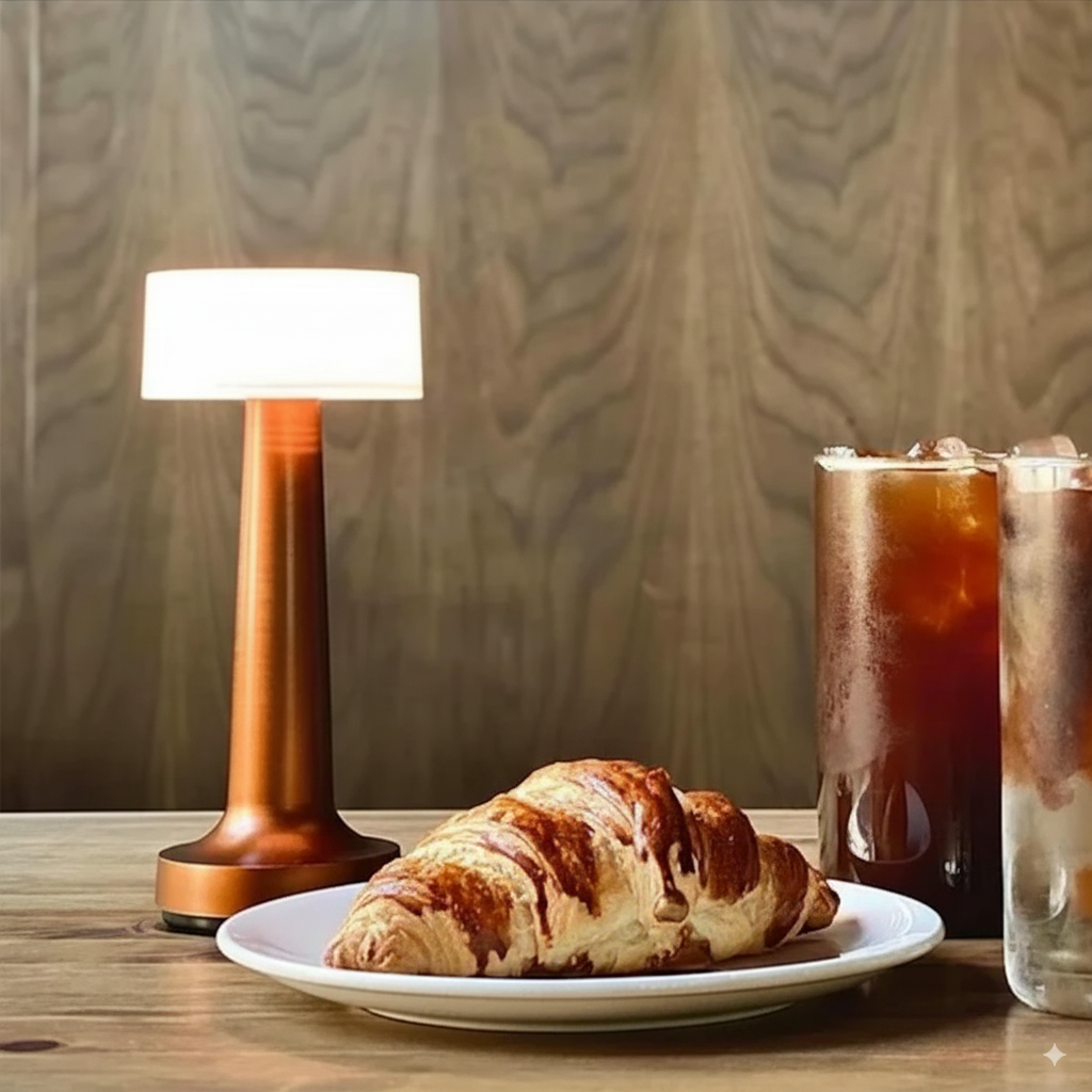 LED Touch Control Desk Lamp and Night Light - Portable 3 Colors for Bedroom, Restaurant & Bar