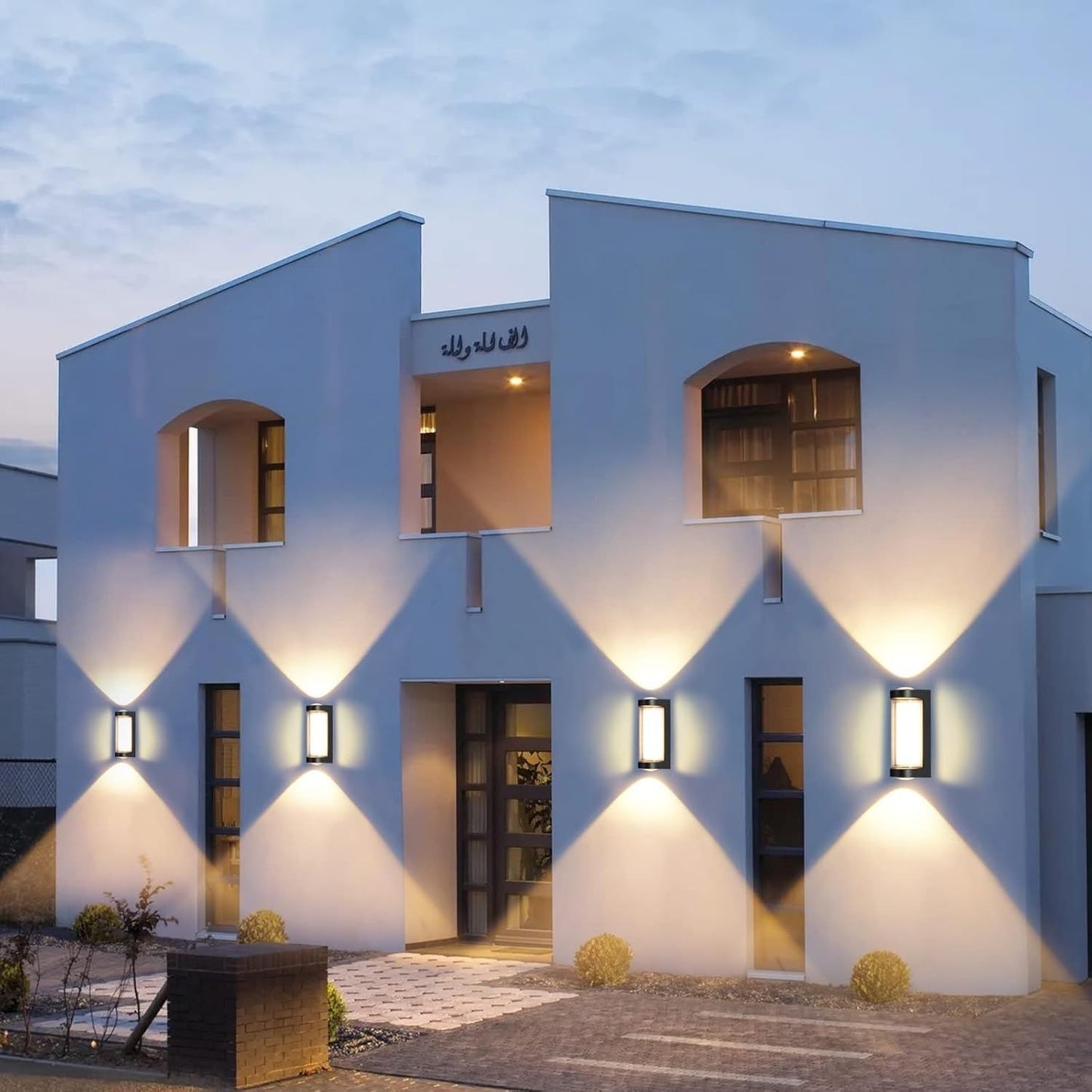 LED Wall Light Indoor/Outdoor Warm White 3000K, 25W Modern Up and Down LED IP65 For House