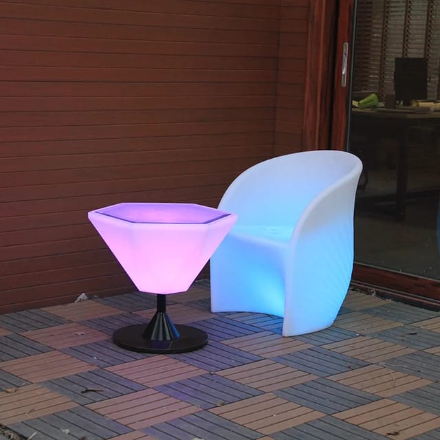LED Outdoor Light-up Armchair