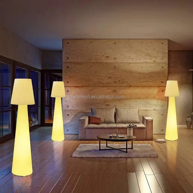 CLASSIC FLOOR RGBW LED LIGHTING POLE & DECORATION GARDEN FLOOR LAMP HIGHT 120-150CM