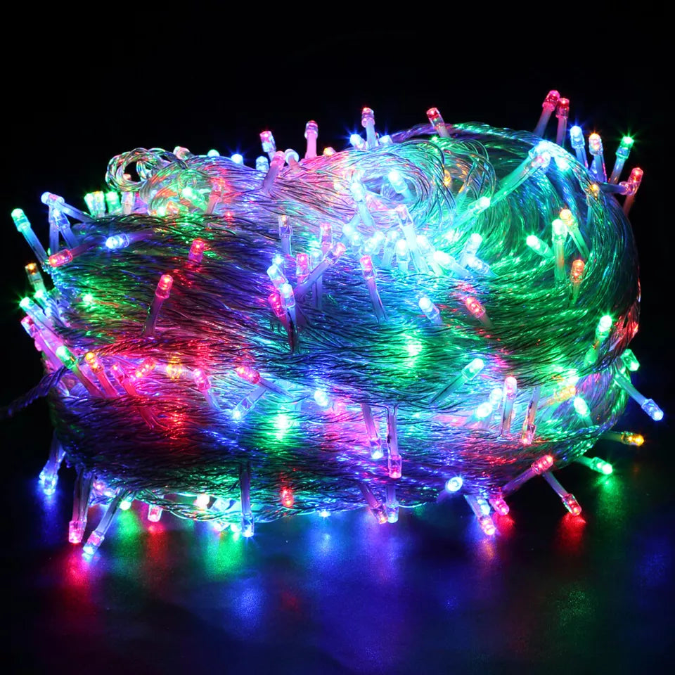 50M 480LED Fairy String Lights – Clear Cable, Indoor/Outdoor Decor